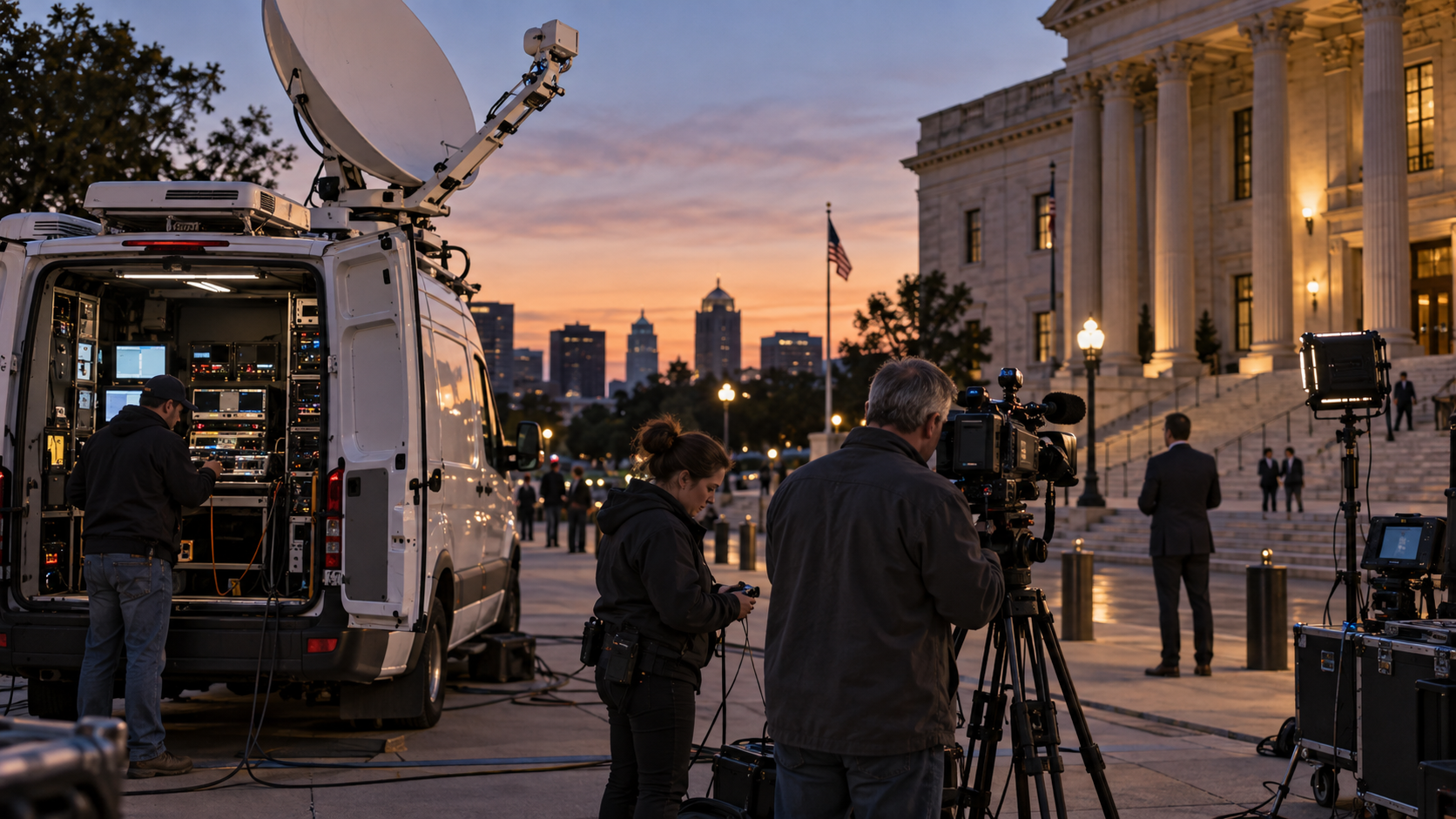 What Is a Satellite Feed in News?