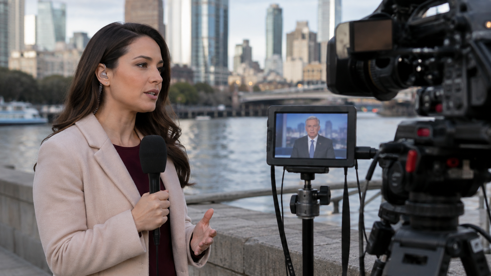 What Is a Live Two-Way in Television News?