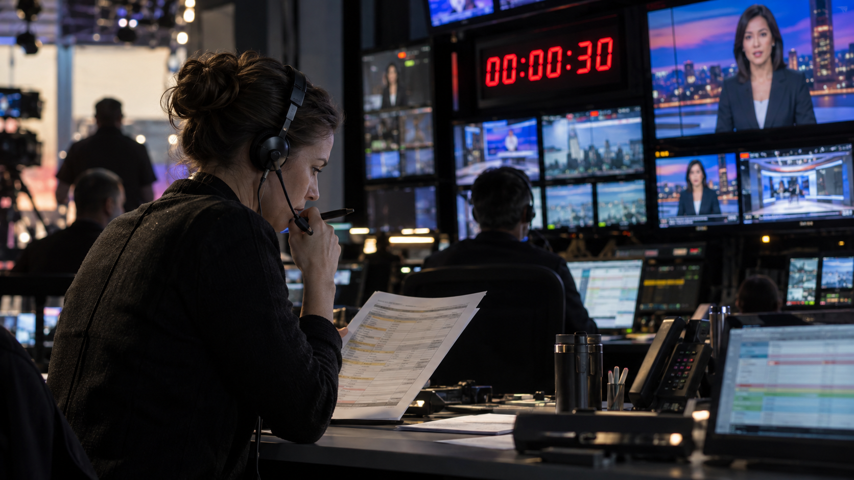 What Does Backtiming Mean in Broadcast News?