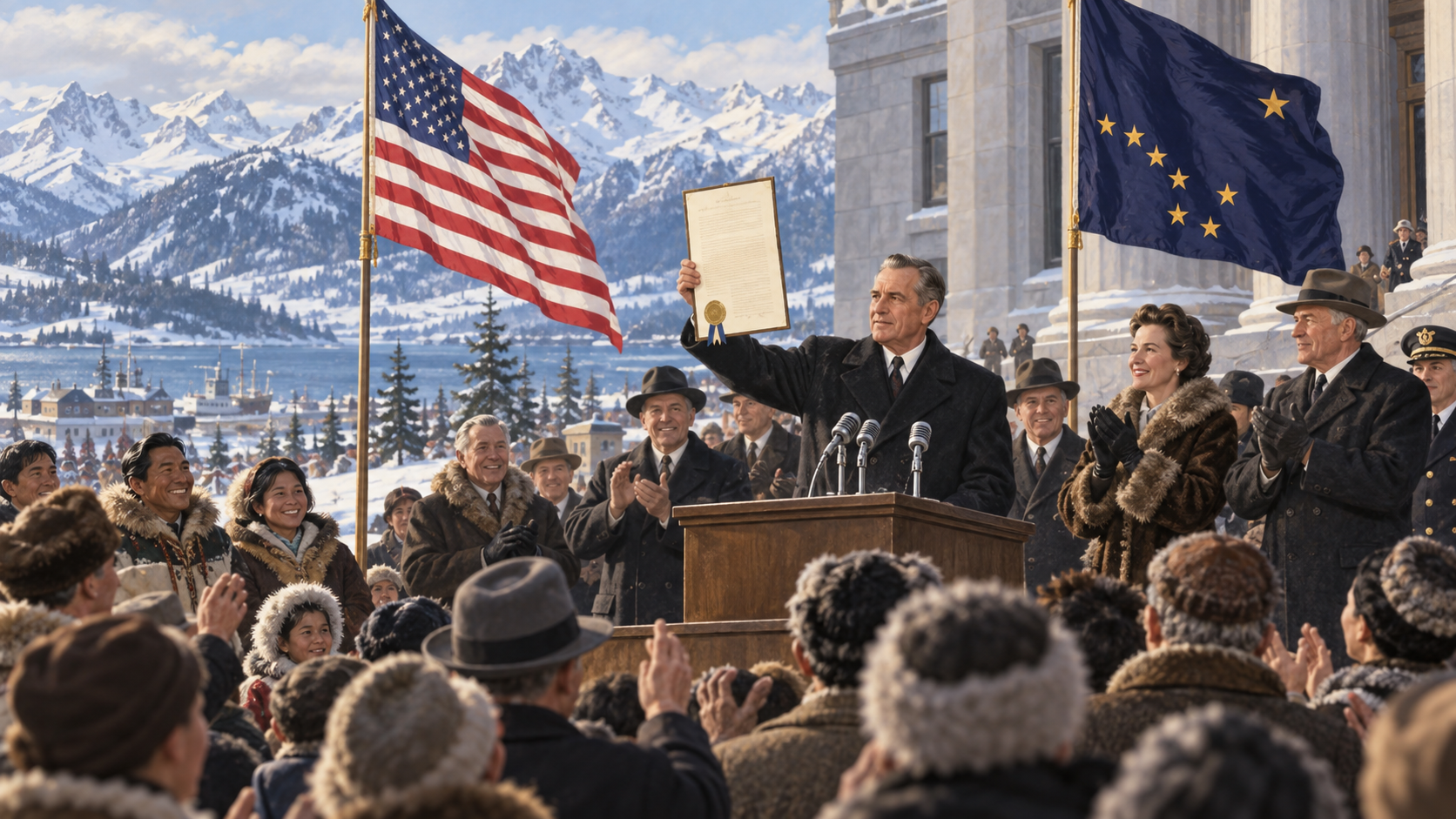 1959: Alaska Becomes 49th State