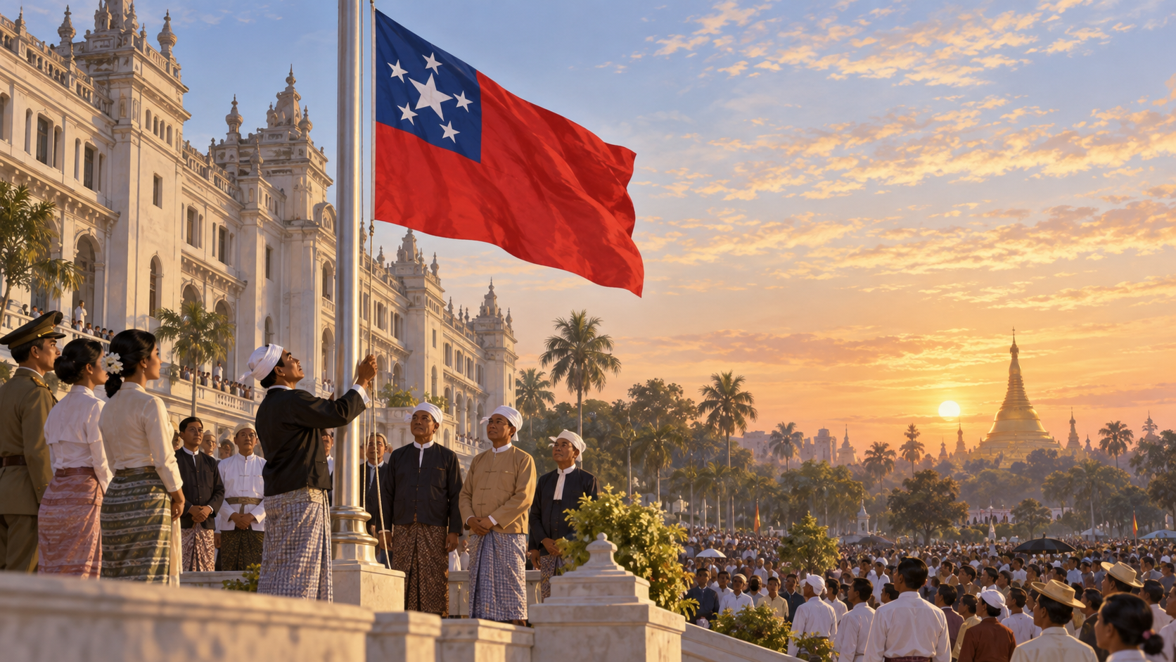 1948: Burma Gains Independence