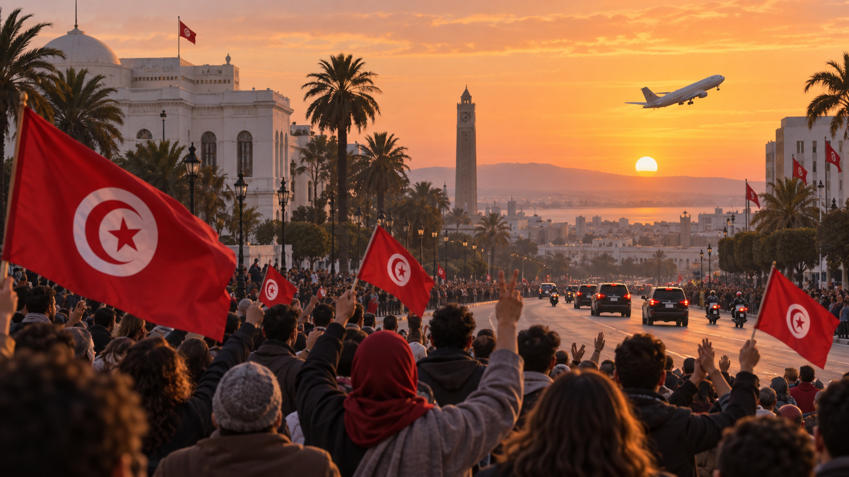 2011: Tunisia’s Leader Flees