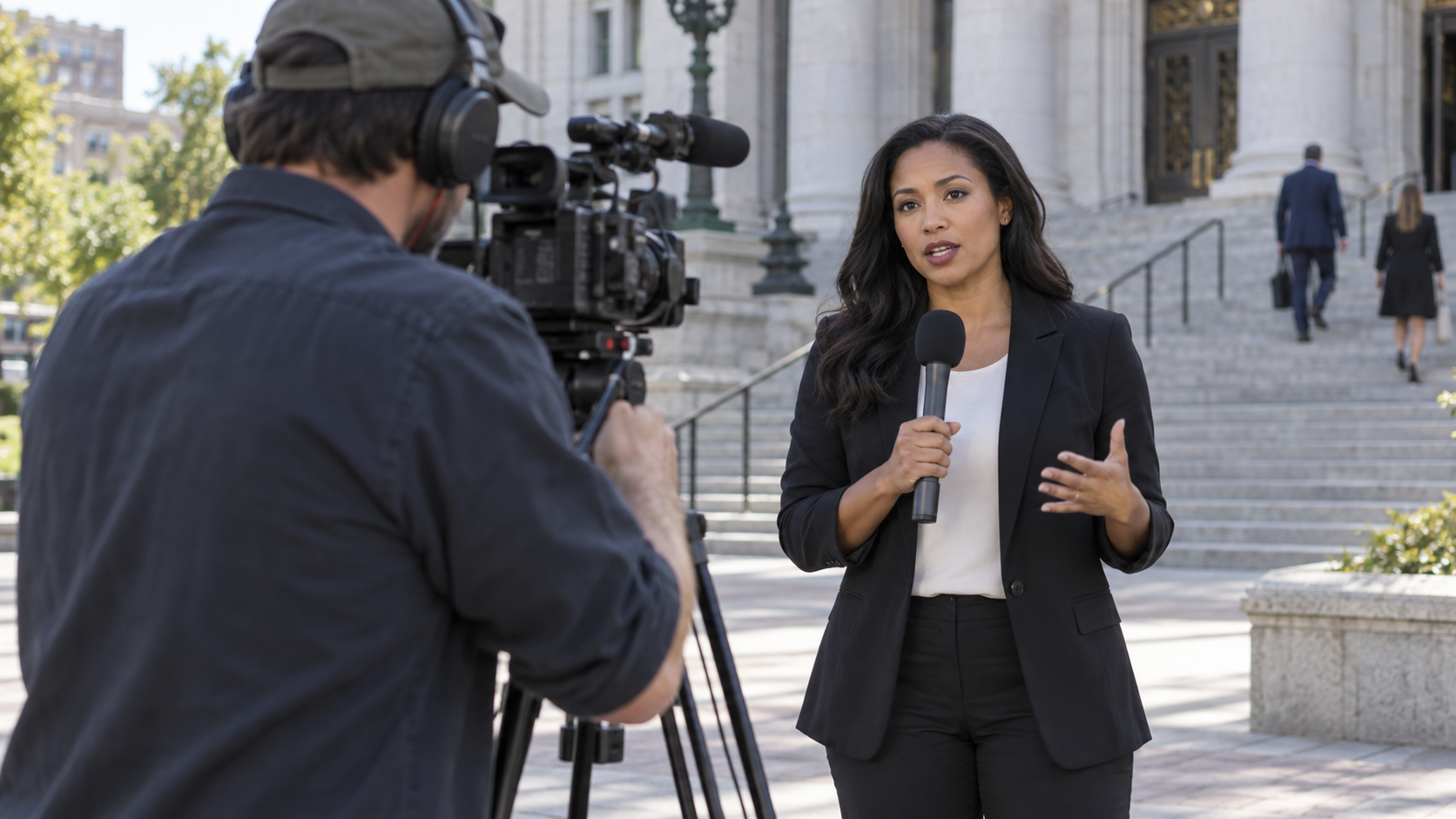 What Is a Reporter Standup in Television News?