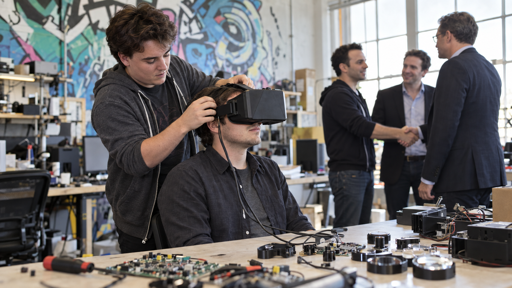A pioneering virtual-reality headset and technology acquisition