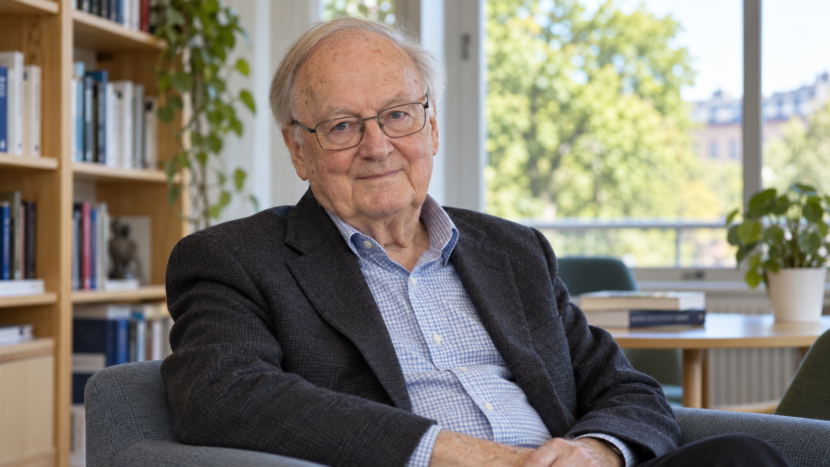 AI-created realistic portrait of Arvid Carlsson.