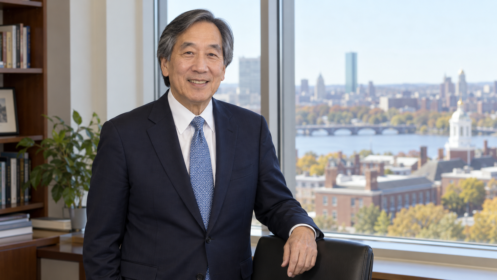 AI-created realistic portrait of Howard K. Koh.