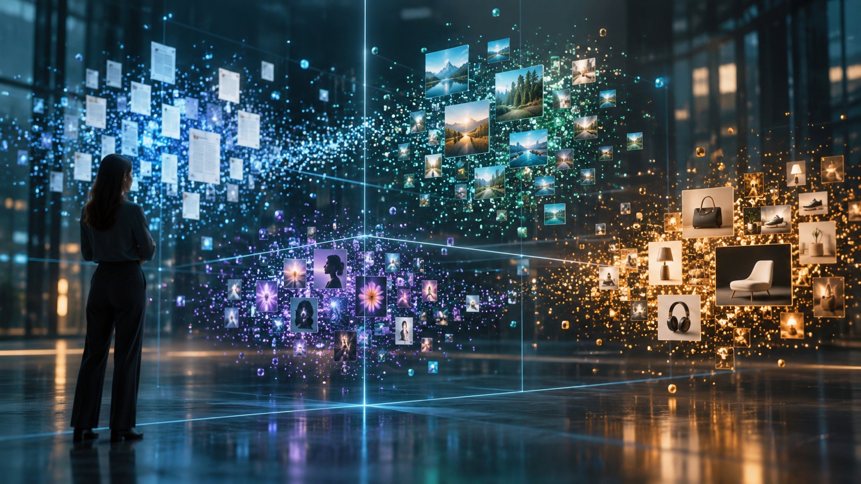 Original editorial visualization explaining AI embeddings