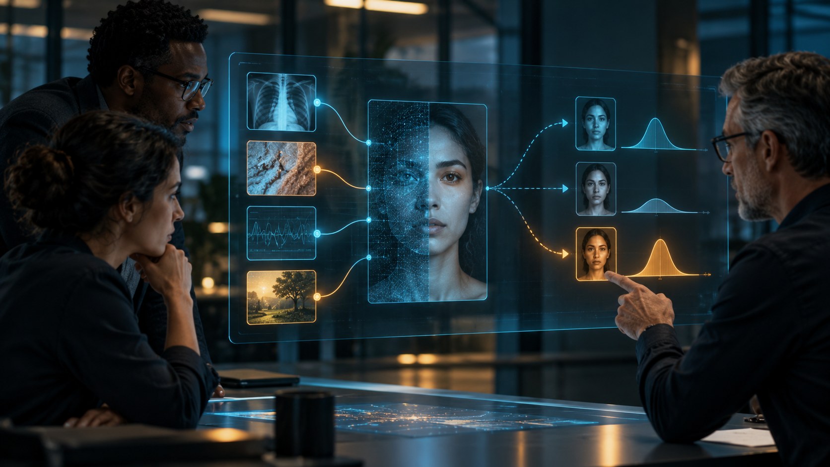 Original editorial visualization explaining explainable AI