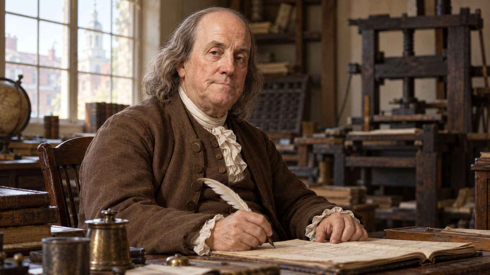Benjamin Franklin, 1748