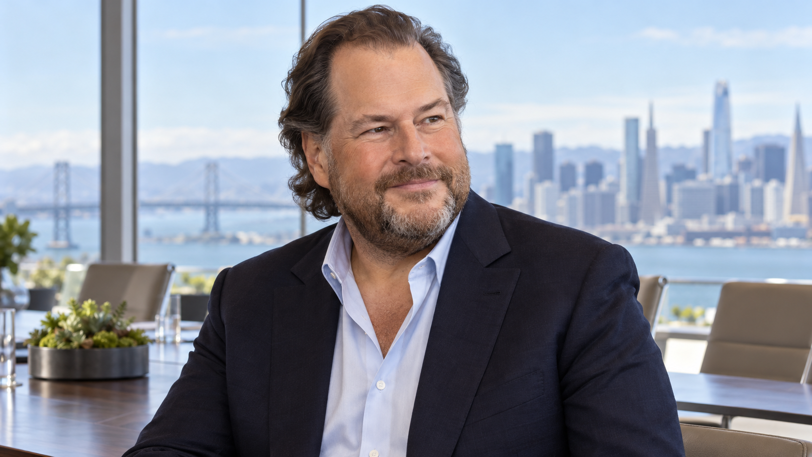 Marc Benioff, 2021