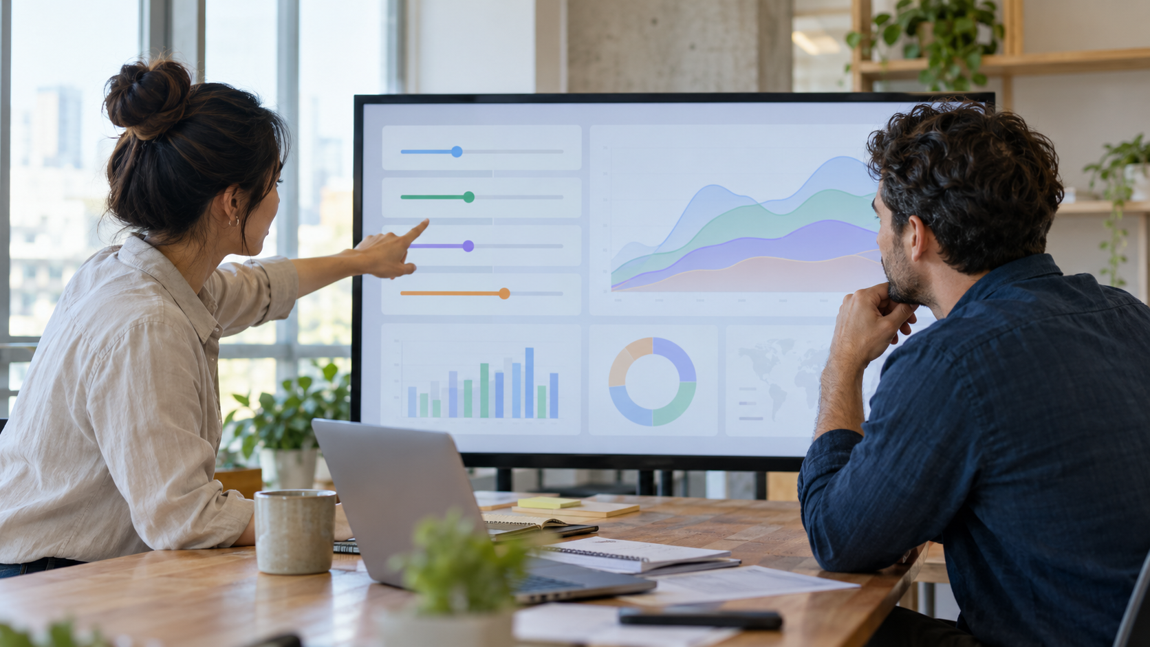 Analysts testing how changes in business assumptions affect projected results.