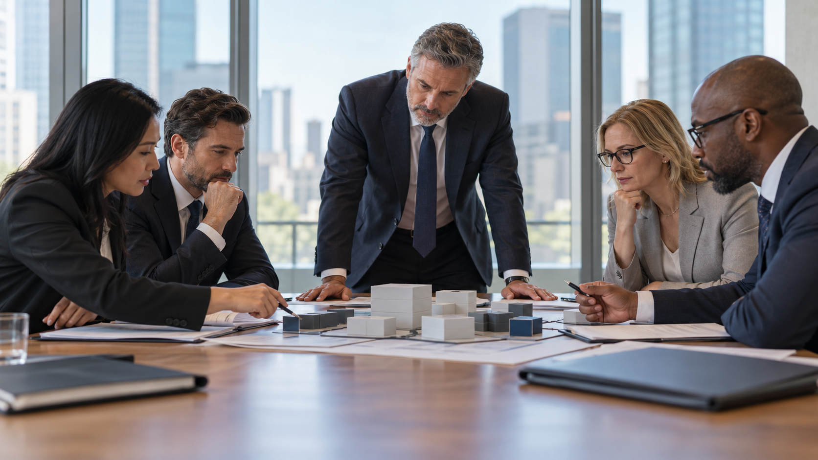 Senior and junior creditor groups mapping shared collateral, payment priority, and enforcement control around a distressed company structure.