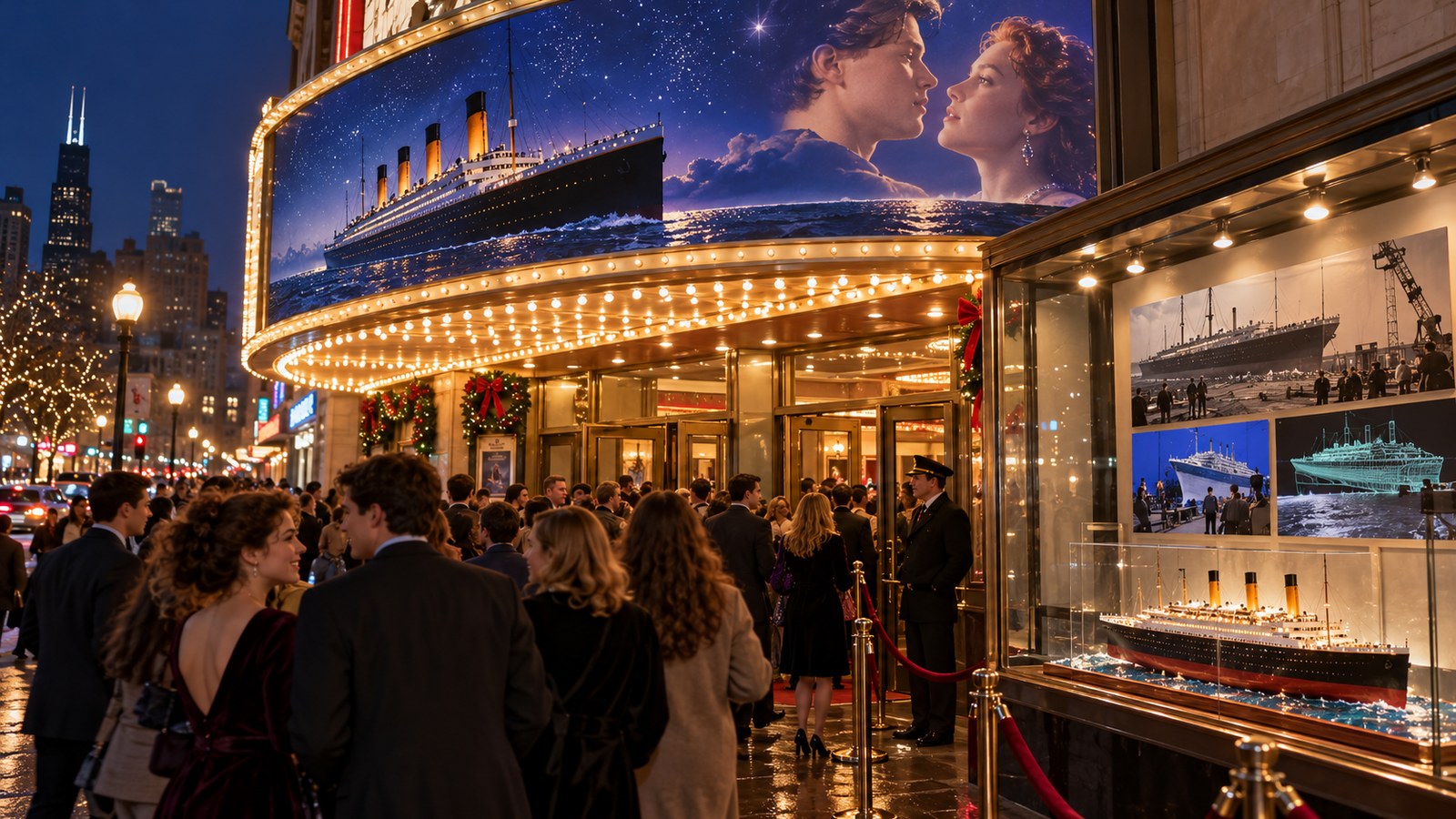 AI reconstruction of Titanic opened in American theaters on December 19, 1997