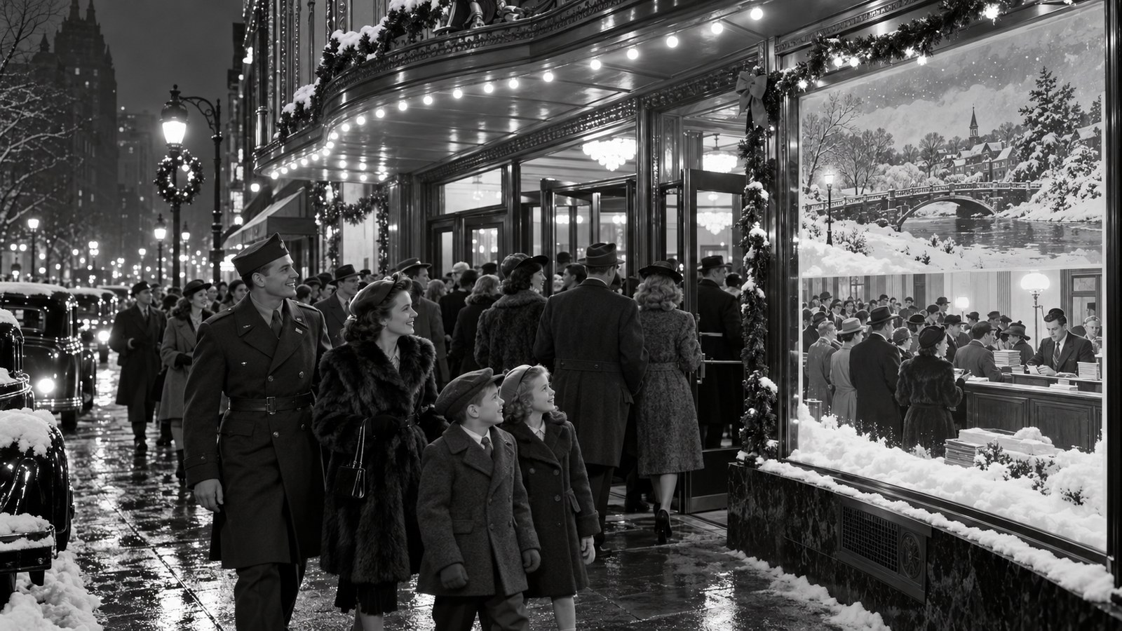 AI reconstruction of It's a Wonderful Life premiered at New York's Globe Theatre on December 20, 1946
