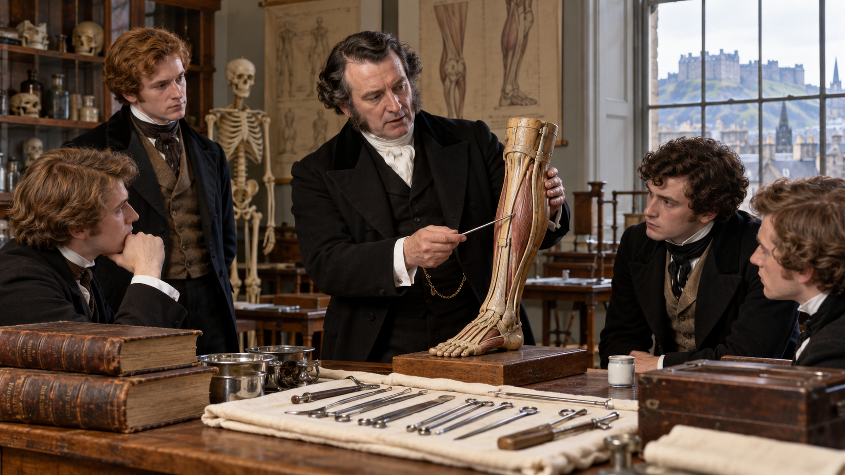 James Syme teaching clinical surgery in nineteenth-century Edinburgh