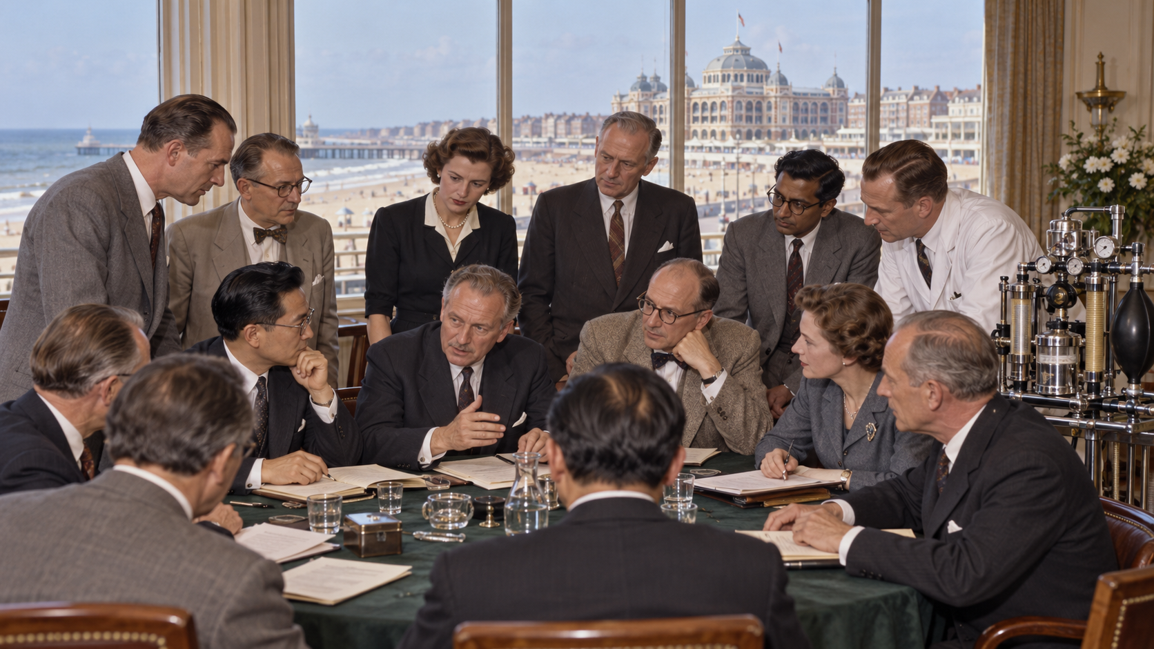 1955 world congress of anesthesiologists delegates forming an international federation