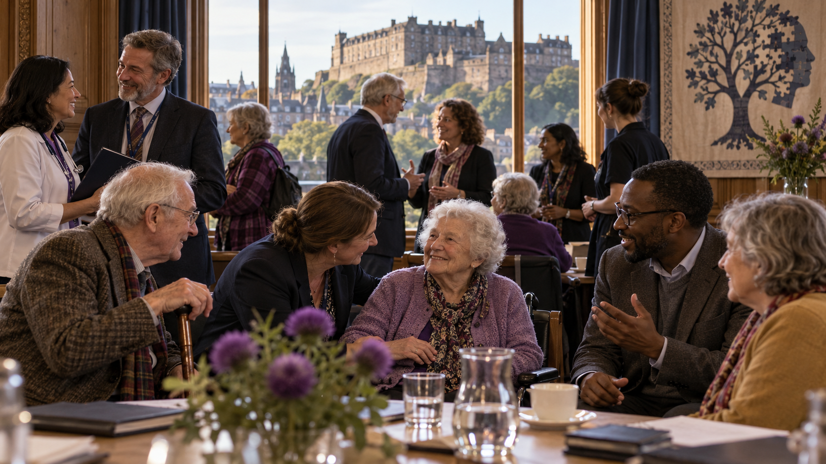 1994 Edinburgh Alzheimer's conference bringing together families clinicians and advocates
