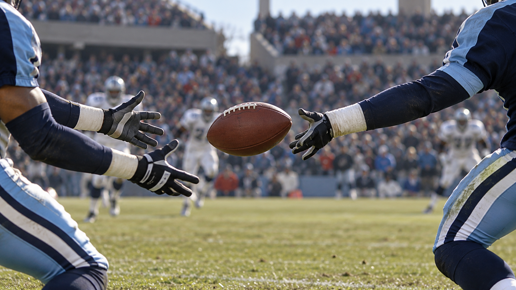 AI reconstruction of the Music City Miracle lateral in Nashville