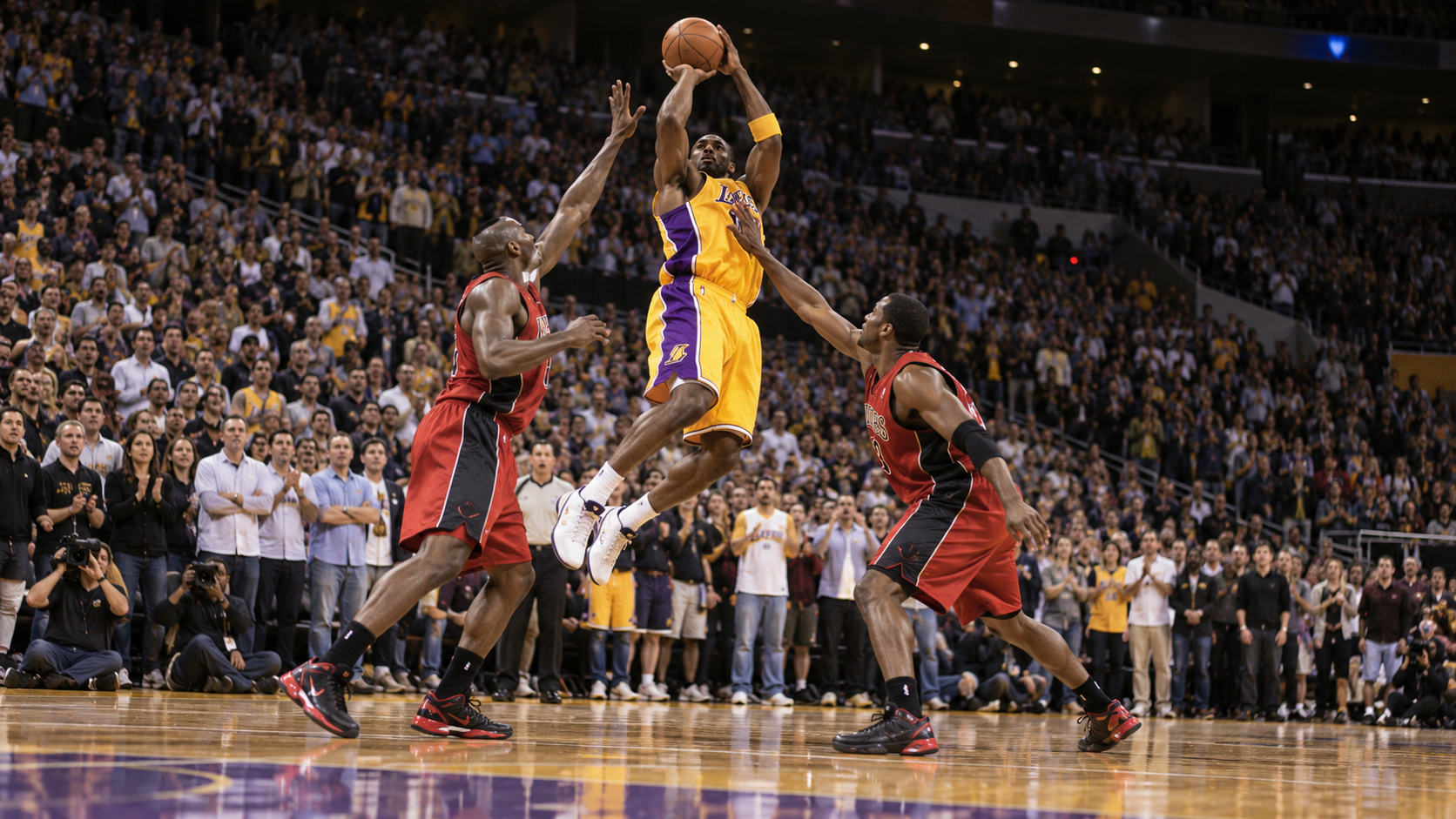 AI reconstruction of Kobe Bryant’s 81-point game in Los Angeles