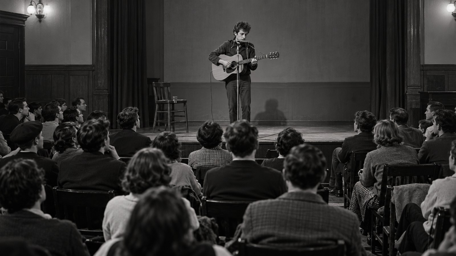 AI reconstruction of Bob Dylan's 1961 Carnegie Chapter Hall concert
