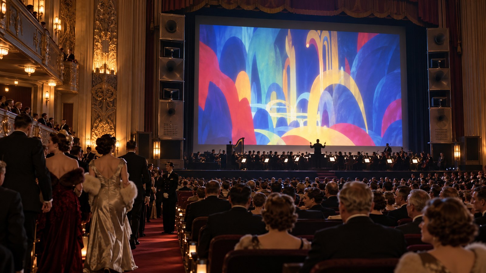 AI reconstruction of the Fantasia roadshow premiere in 1940