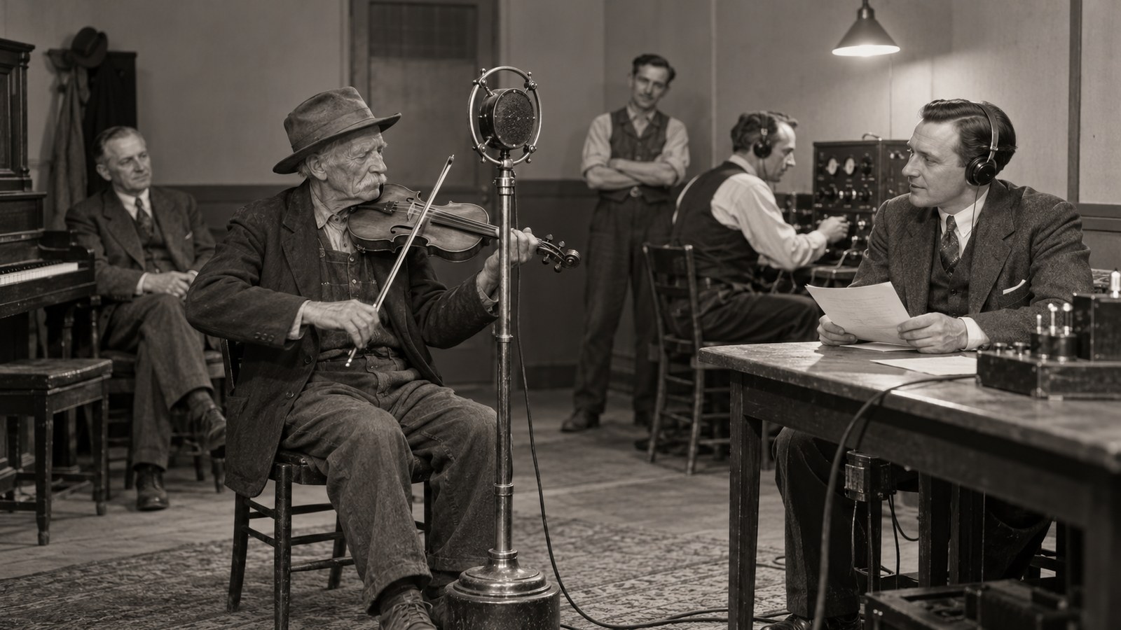 AI reconstruction of the first WSM Barn Dance broadcast in 1925