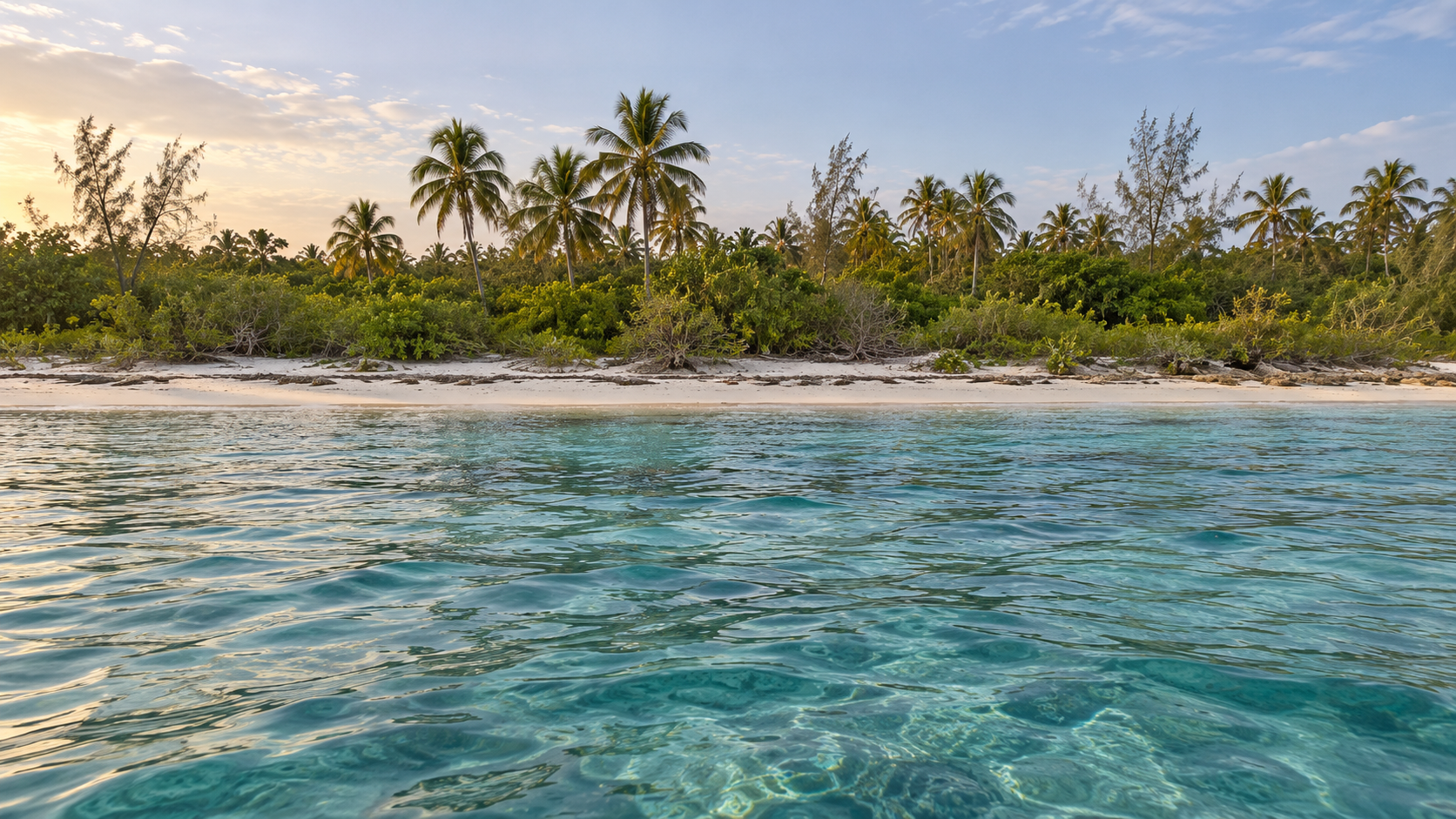 Historical setting reconstruction of the low coastline near Playa Girón at the Bay of Pigs in 1961.