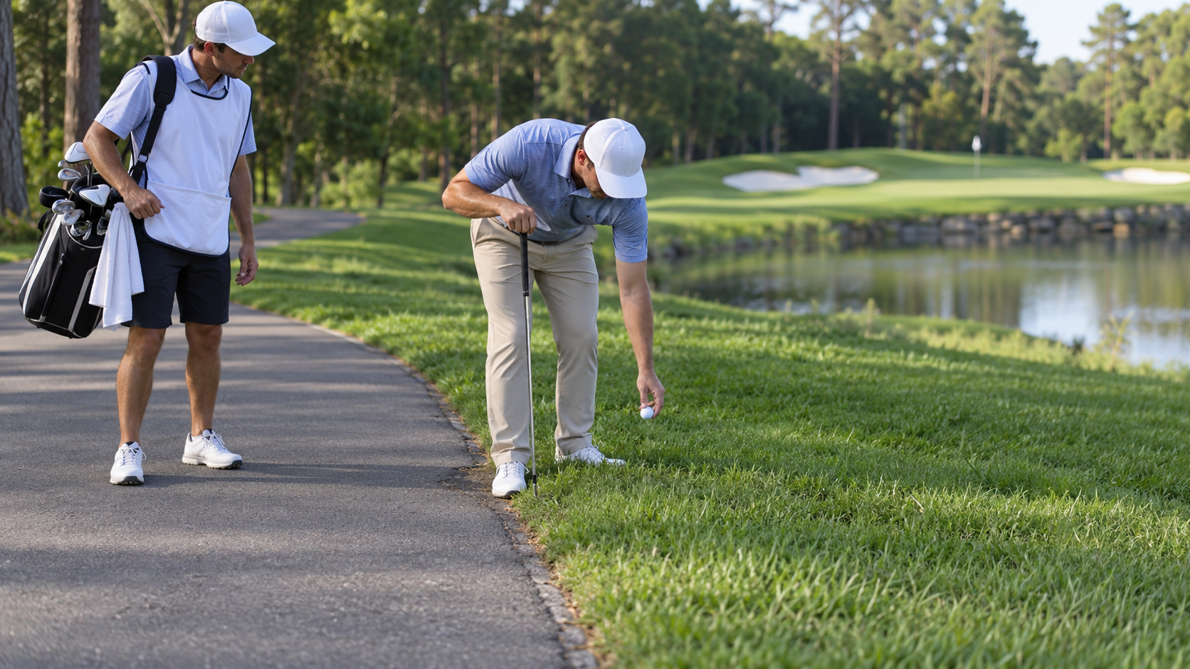 How Golf Relief from Cart Paths Works