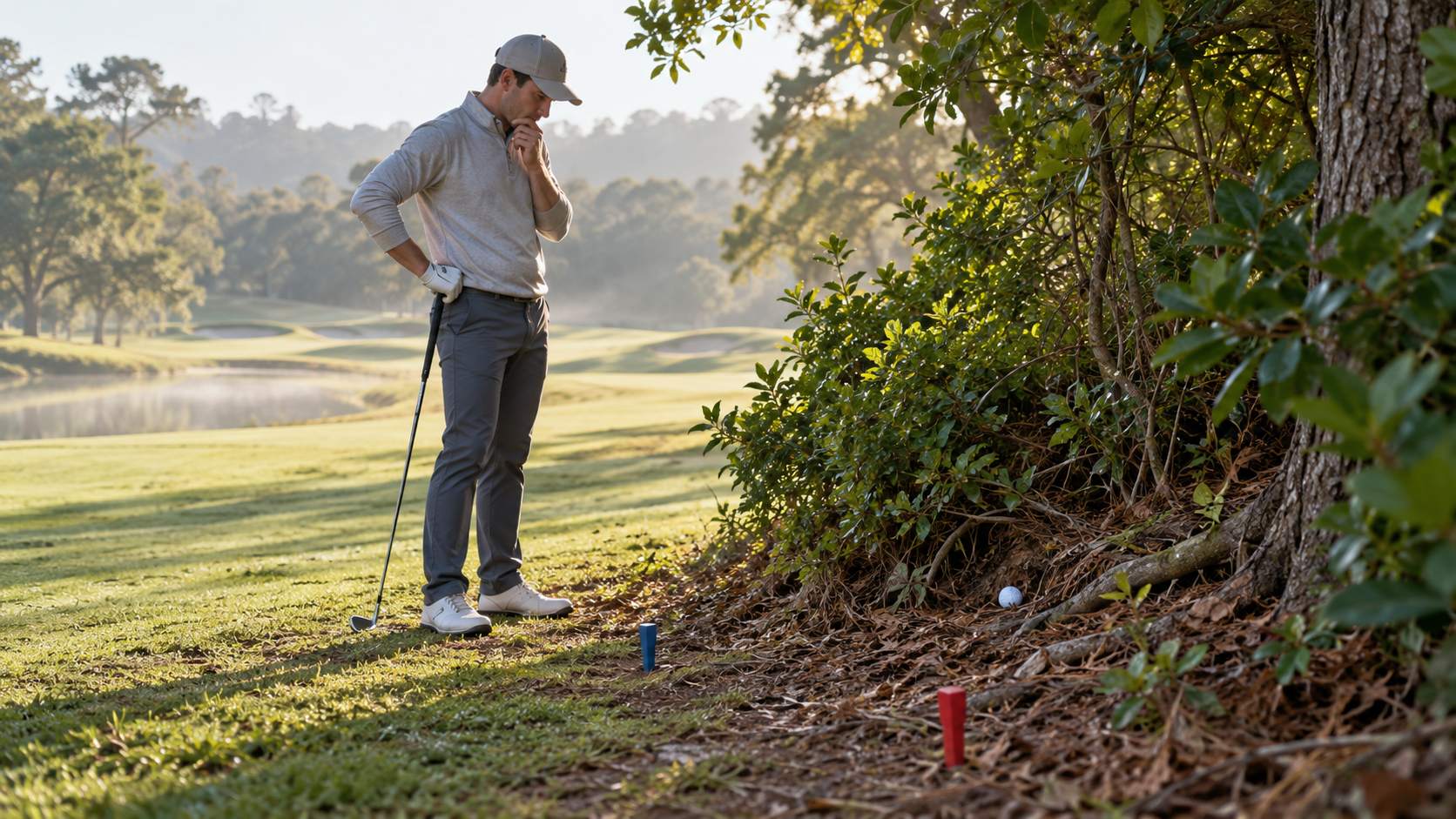 How Golf’s Unplayable-Ball Rule Works