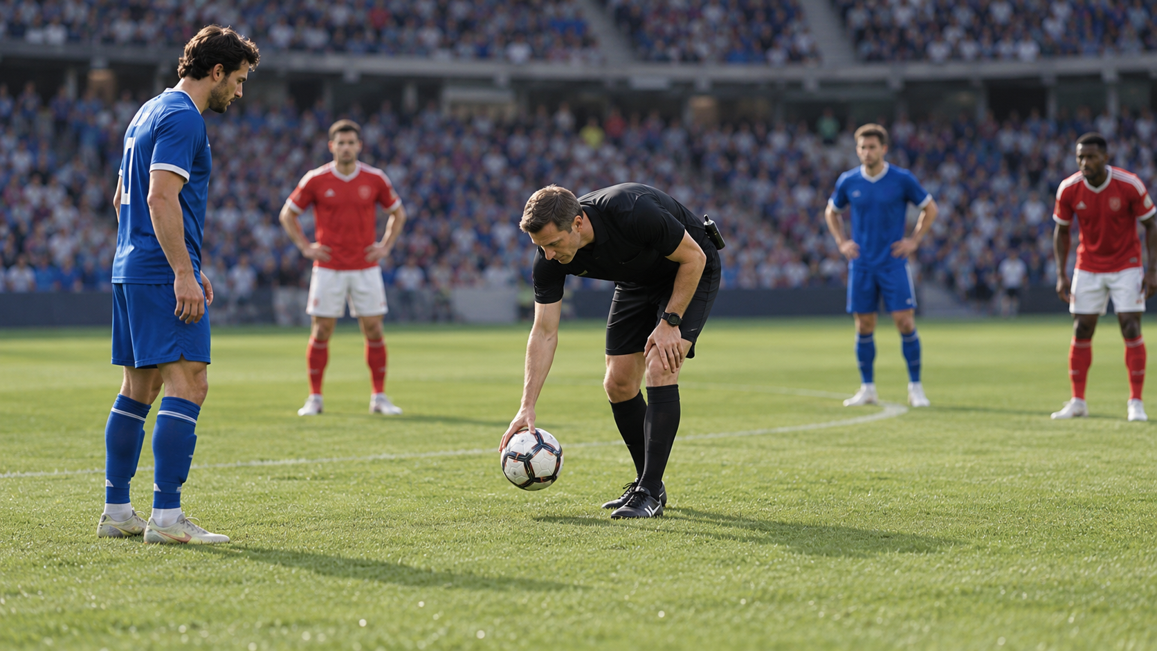 How Soccer Dropped-Ball Restarts Work