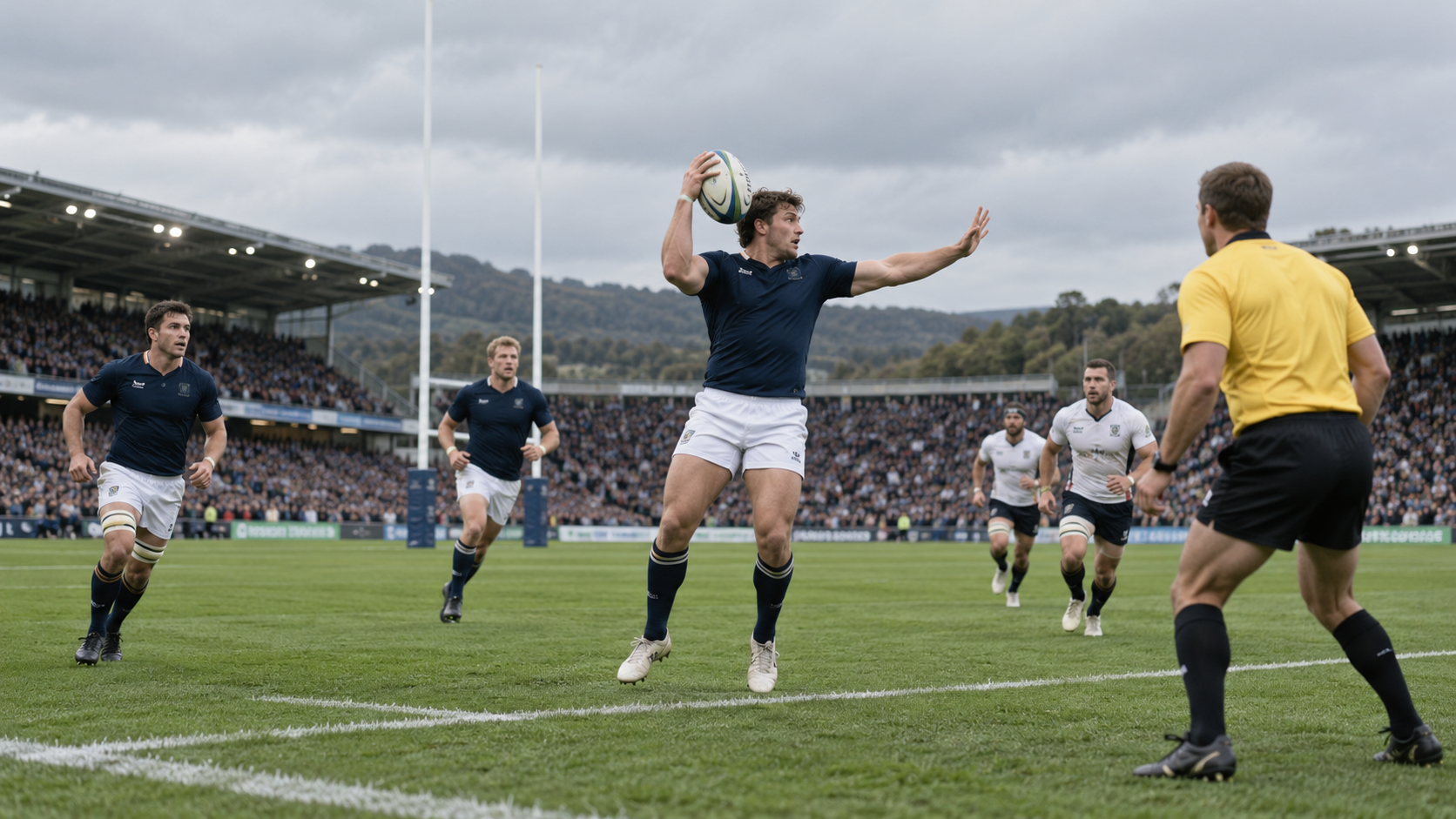 How a Mark Works in Rugby