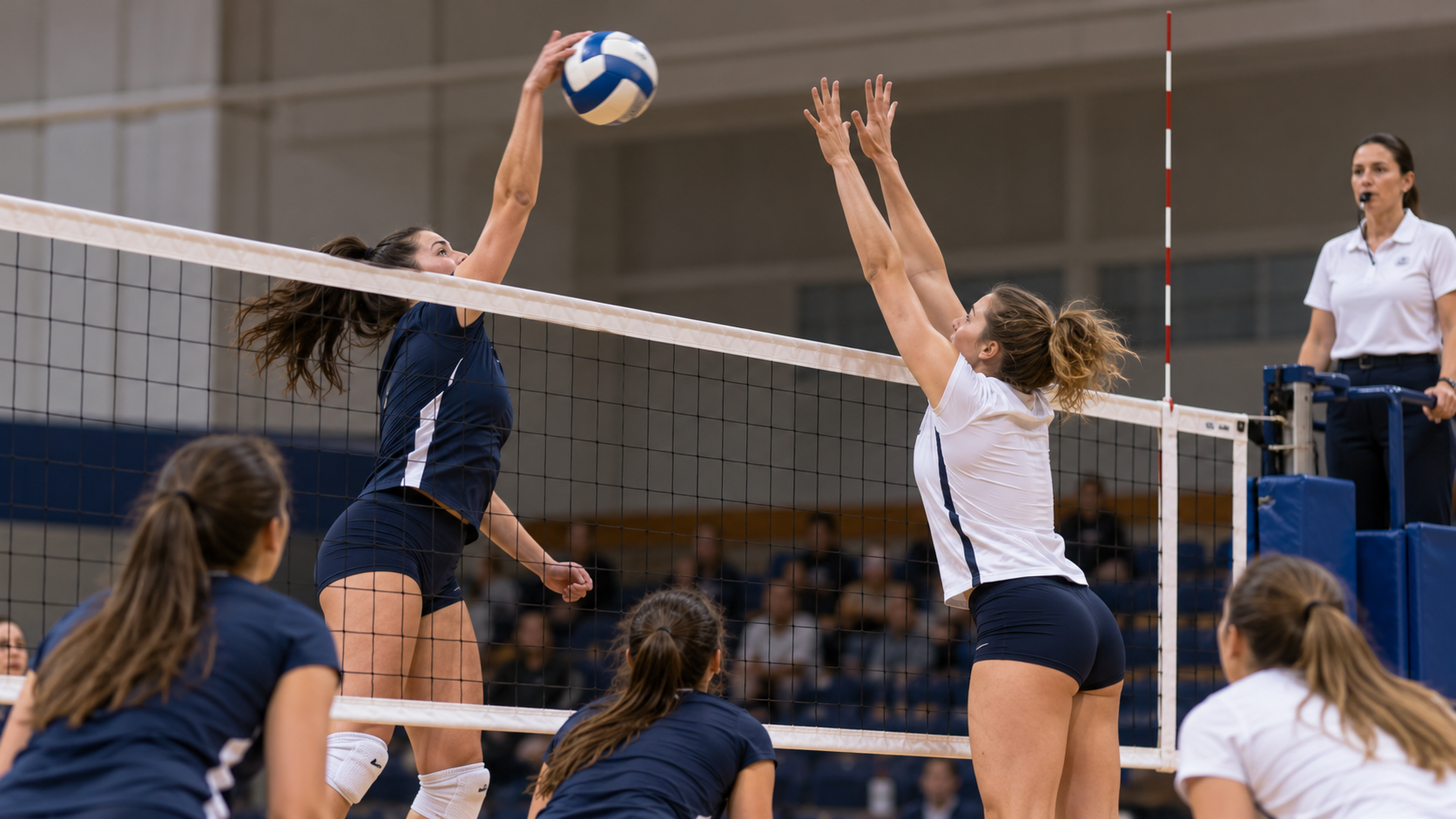 How Volleyball Reaching Beyond the Net Is Judged