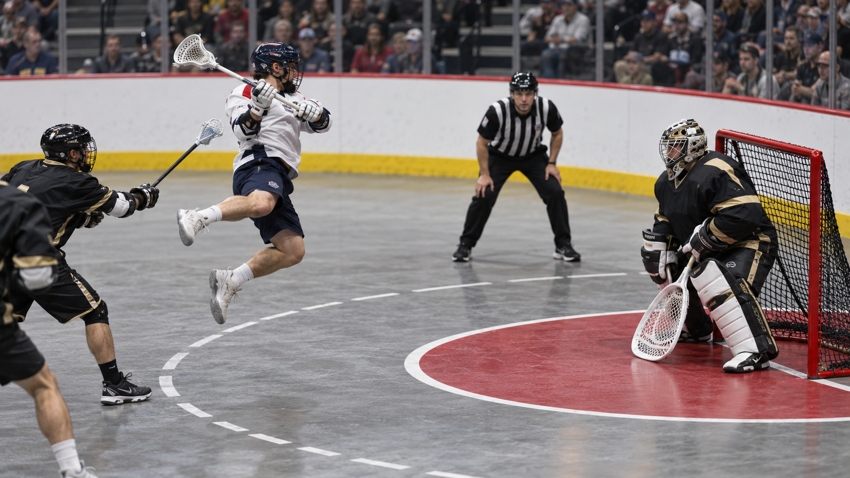 How Box Lacrosse Crease Violations Work