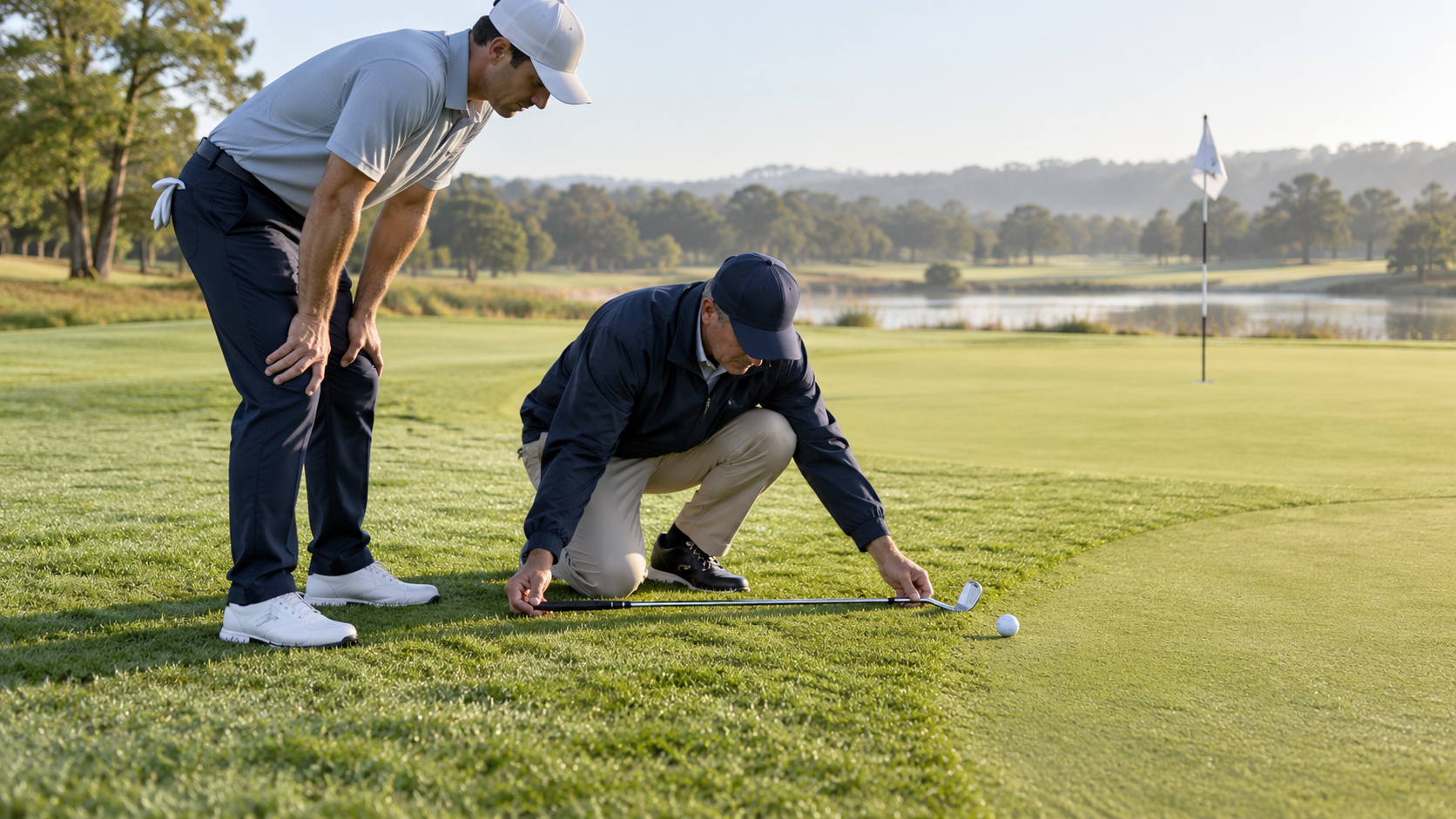 How Golf Relief from a Wrong Green Works