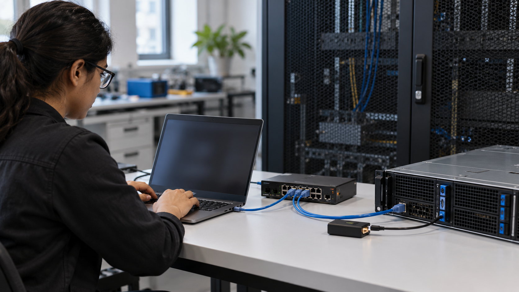 Two network endpoints establishing an encrypted connection through cryptographic hardware