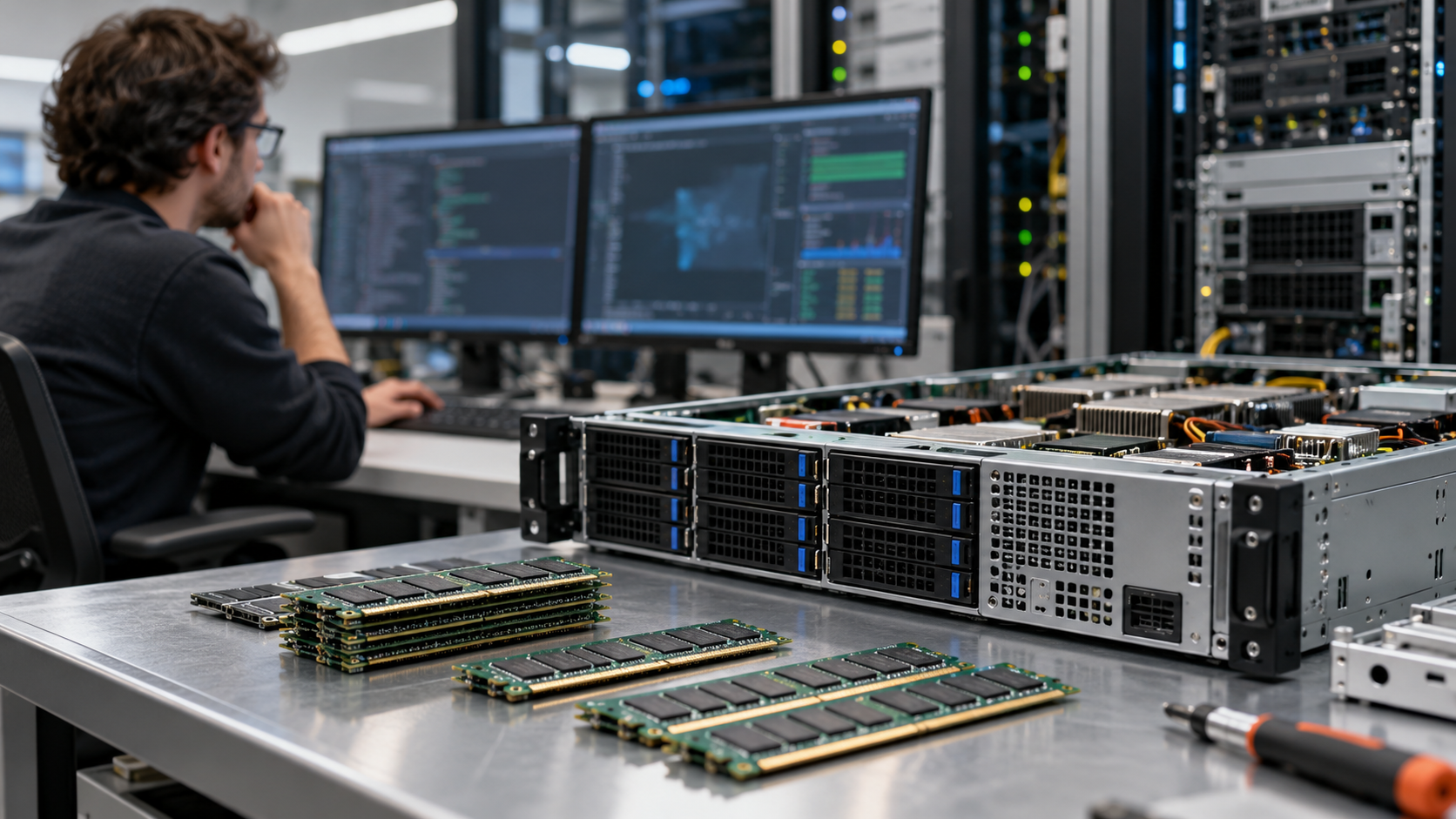 Software memory objects being sorted between active and reclaimable regions