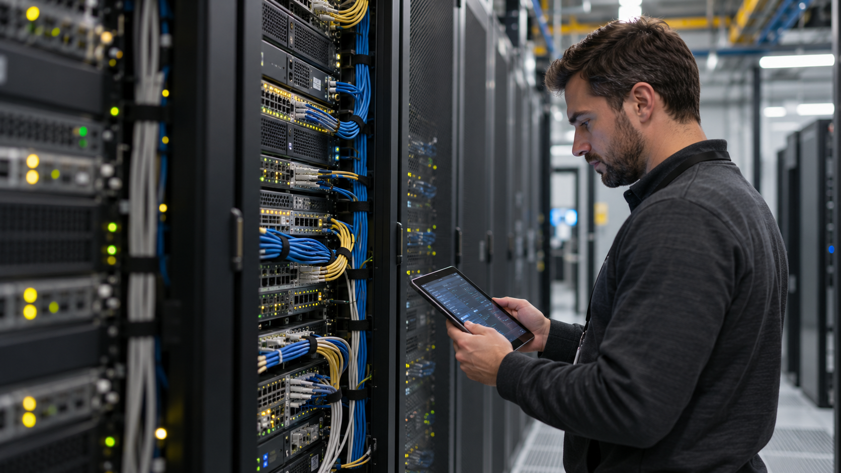 Recursive DNS resolver following referrals from root servers to an authoritative domain server