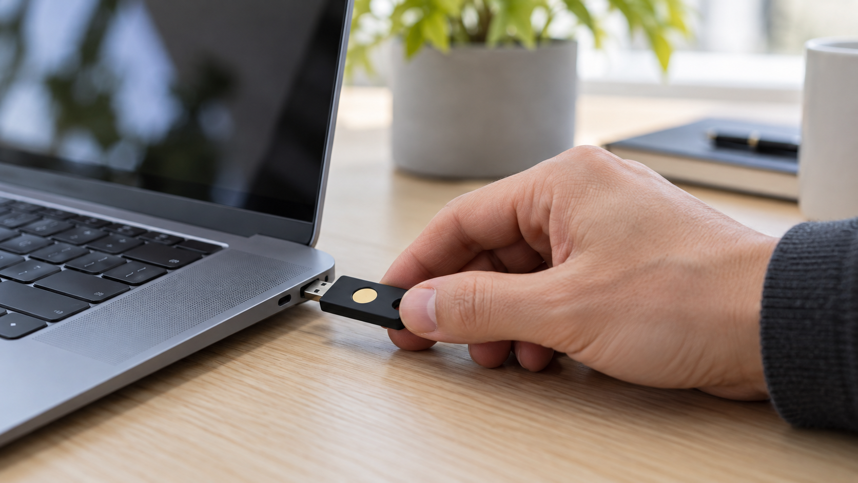 Hardware and software security tokens proving identity with a fresh cryptographic challenge