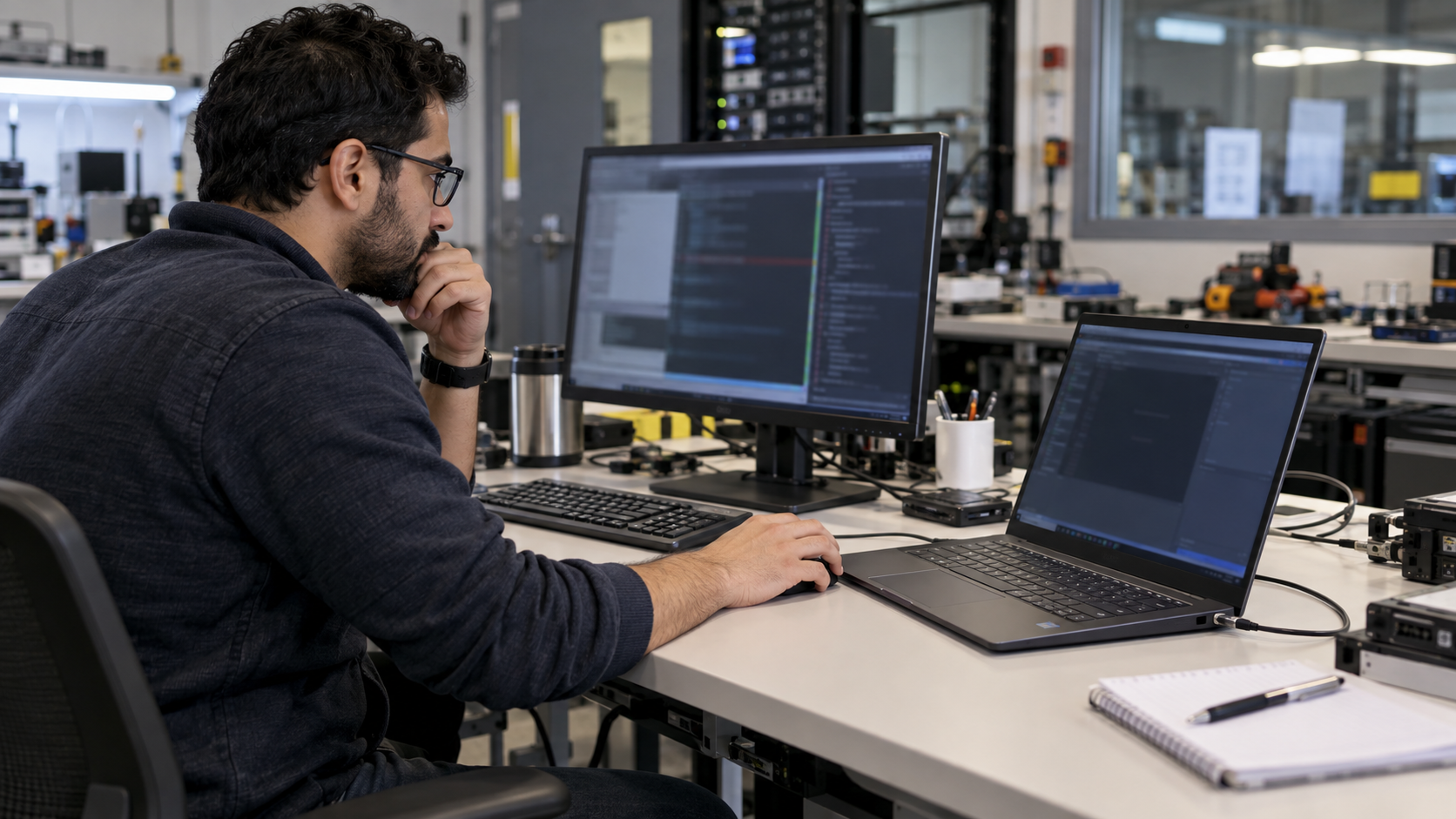 Remote server verifying signed hardware attestation evidence from a laptop trusted platform module
