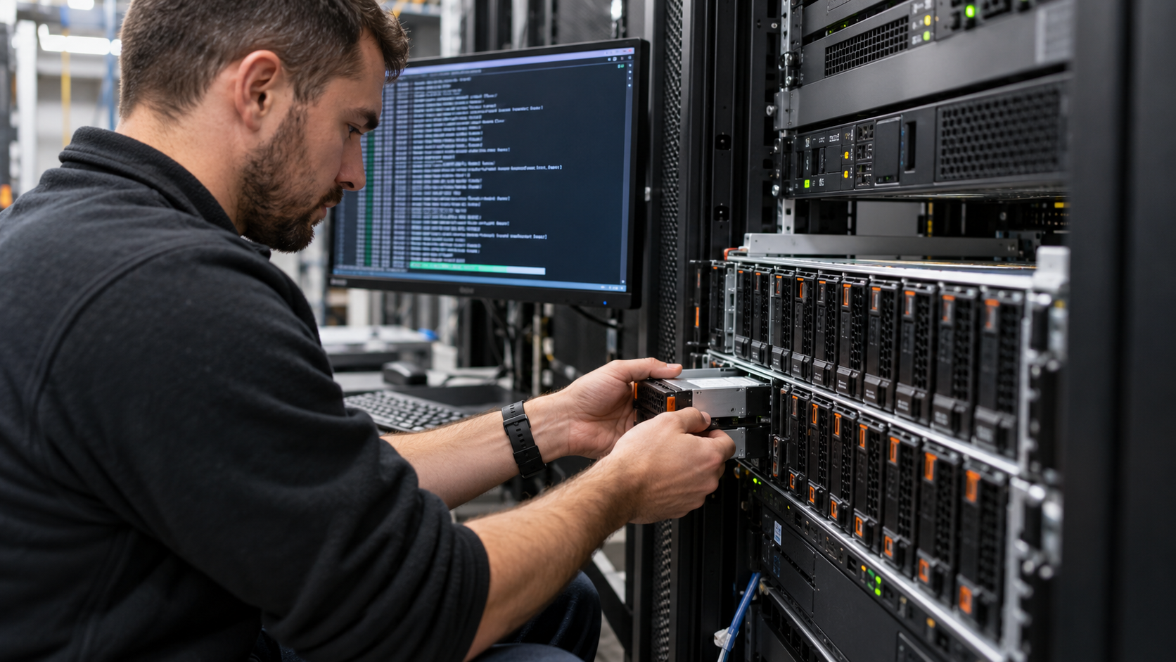 Storage journal recording filesystem transactions before committing blocks to disk