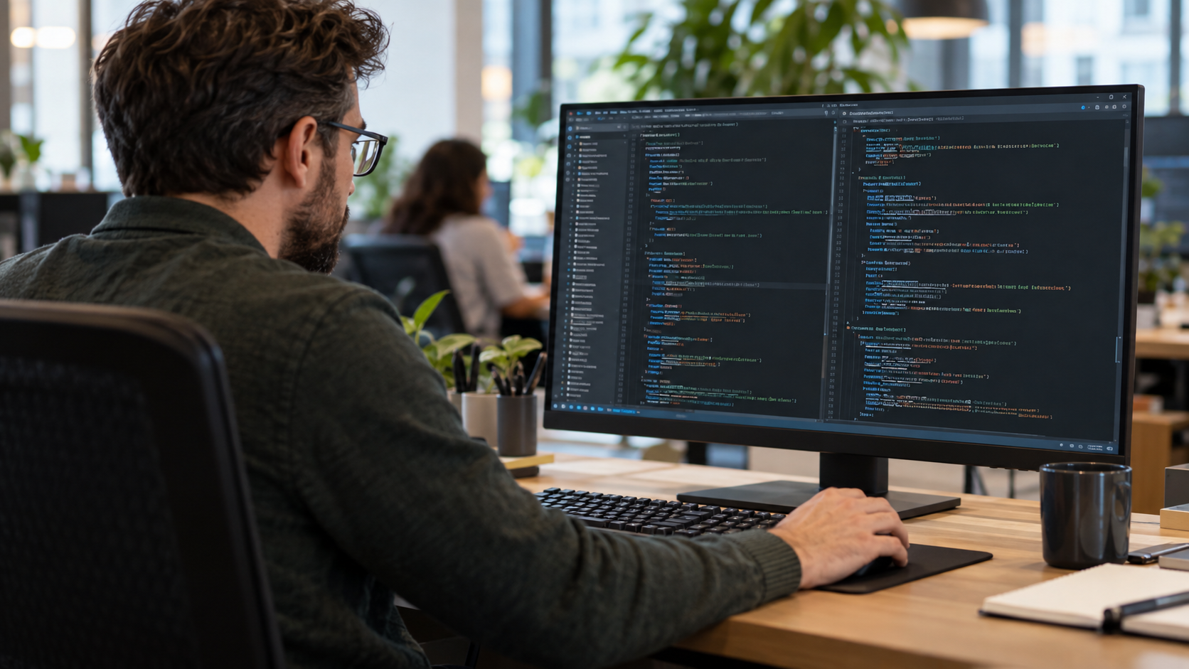 Secure password transformed with salt through a memory-hard hashing process into a protected verifier