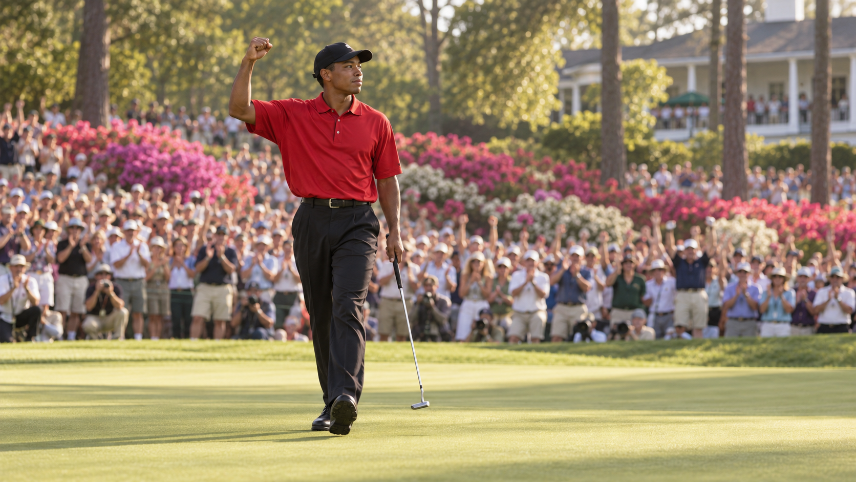 Historical reconstruction of 1997: Tiger Woods Wins Masters on April 13, 1997