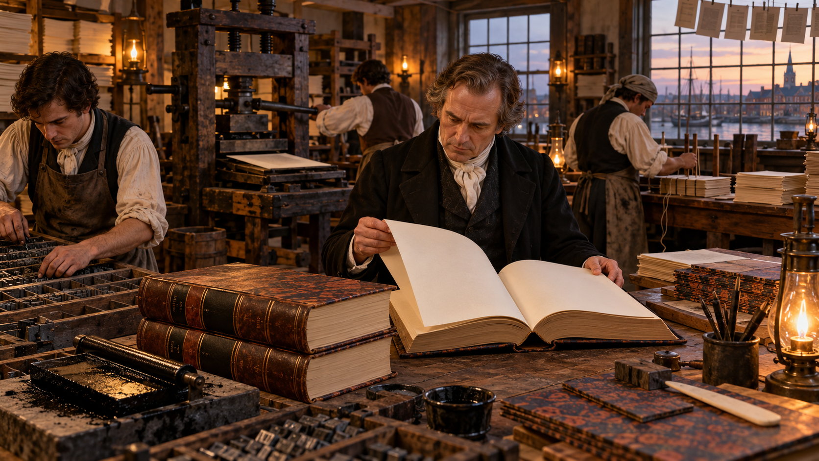 Historical reconstruction of 1828: Webster Dictionary Arrives on April 14, 1828