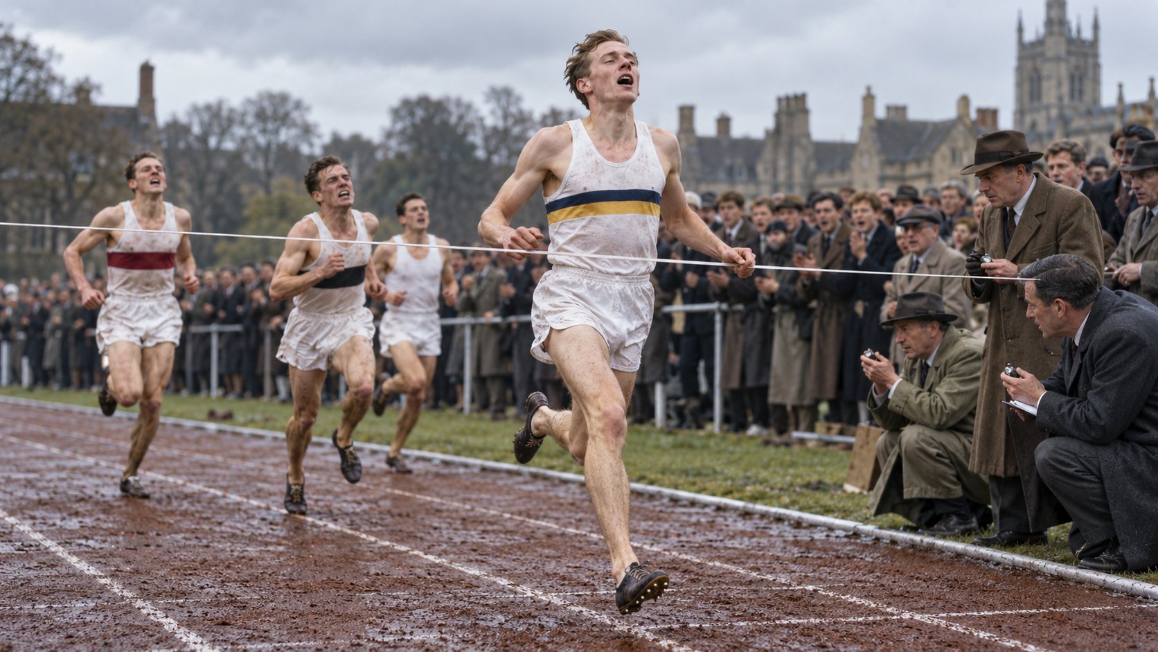 Historical reconstruction of 1954: Four-Minute Mile Broken on May 6, 1954