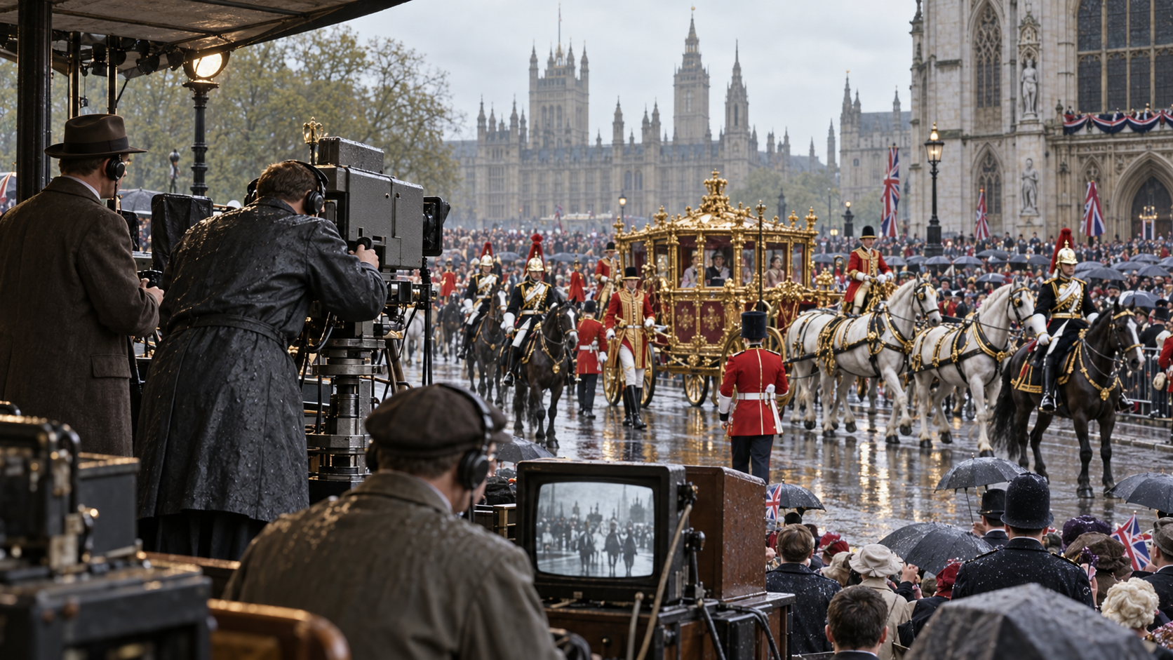 Historical reconstruction of 1937: Coronation Is Televised on May 12, 1937