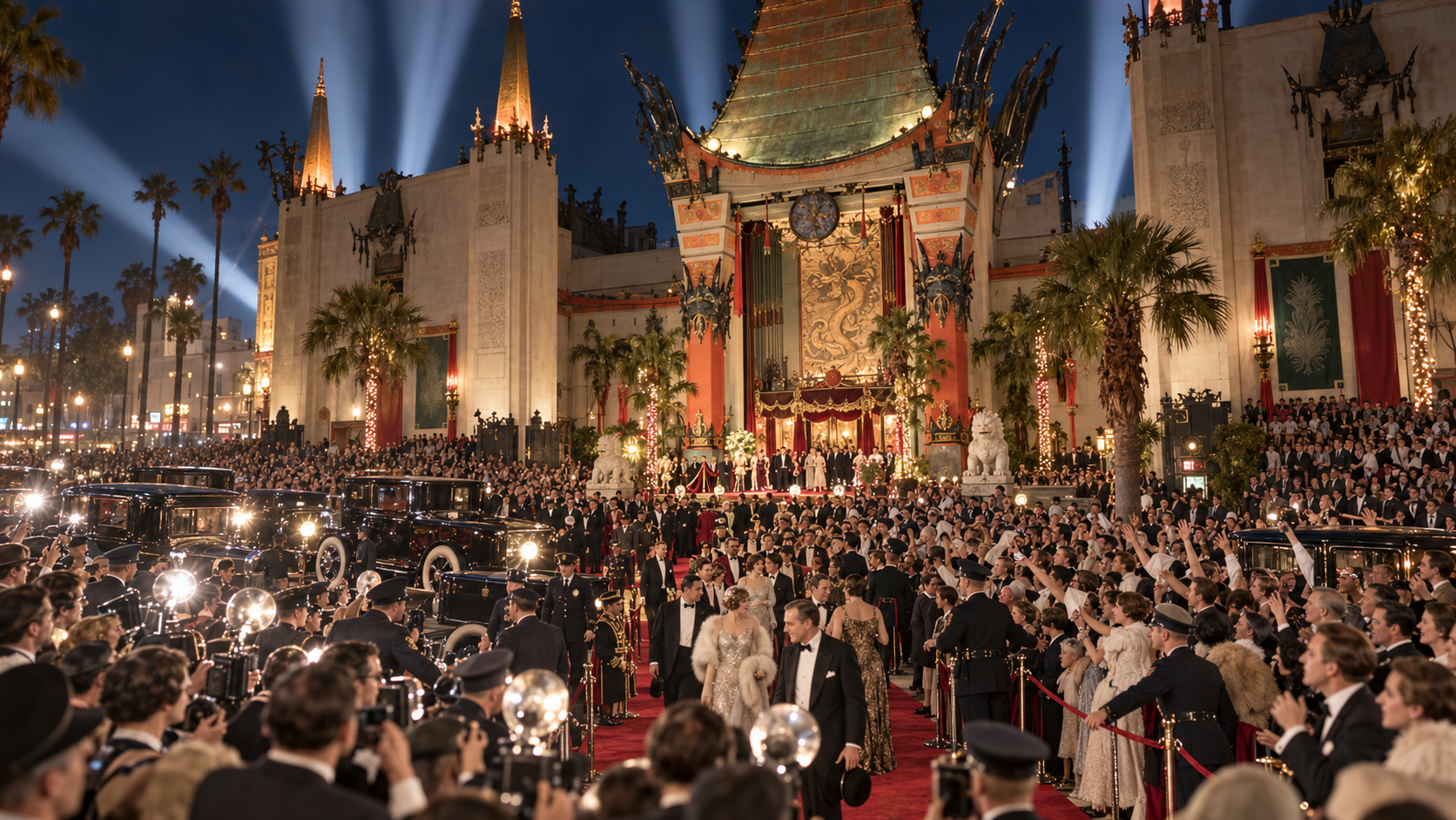 Historical reconstruction of 1927: Chinese Theatre Opens on May 18, 1927