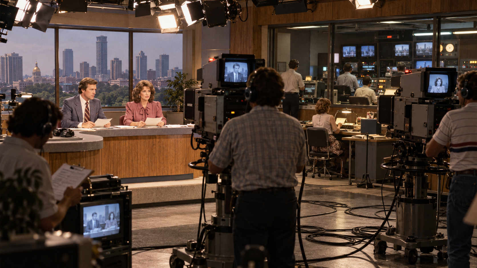 Historical reconstruction of 1980: CNN Begins Broadcasting on June 1, 1980