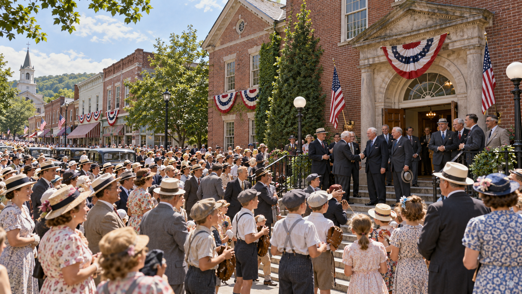 Historical reconstruction of 1939: Baseball Hall Opens on June 12, 1939