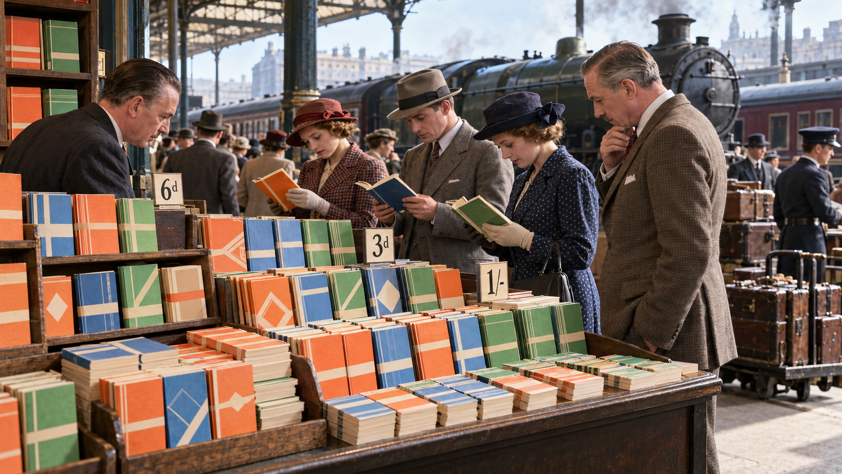 Historical reconstruction of 1935: Penguin Paperbacks Launch on July 30, 1935