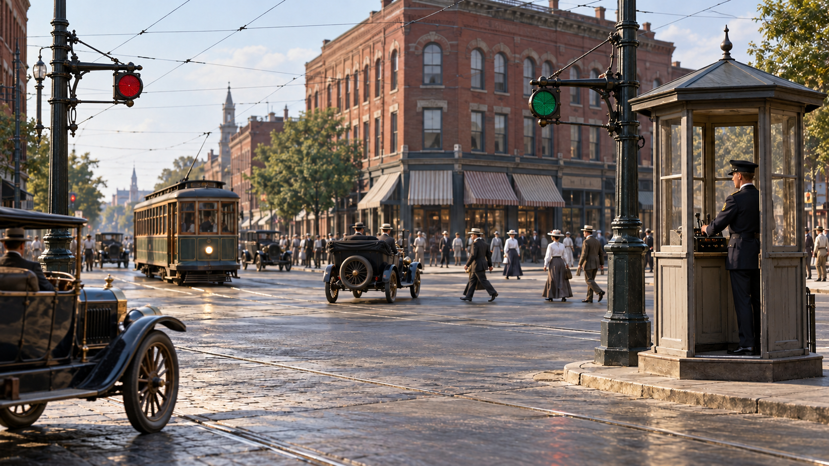 Historical reconstruction of 1914: Cleveland Signal Starts on August 5, 1914